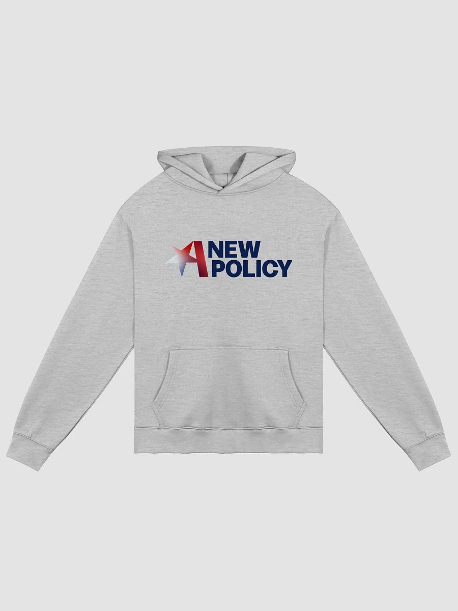 A New Policy Unisiex Pullover Hoodie - Gray product image (1)