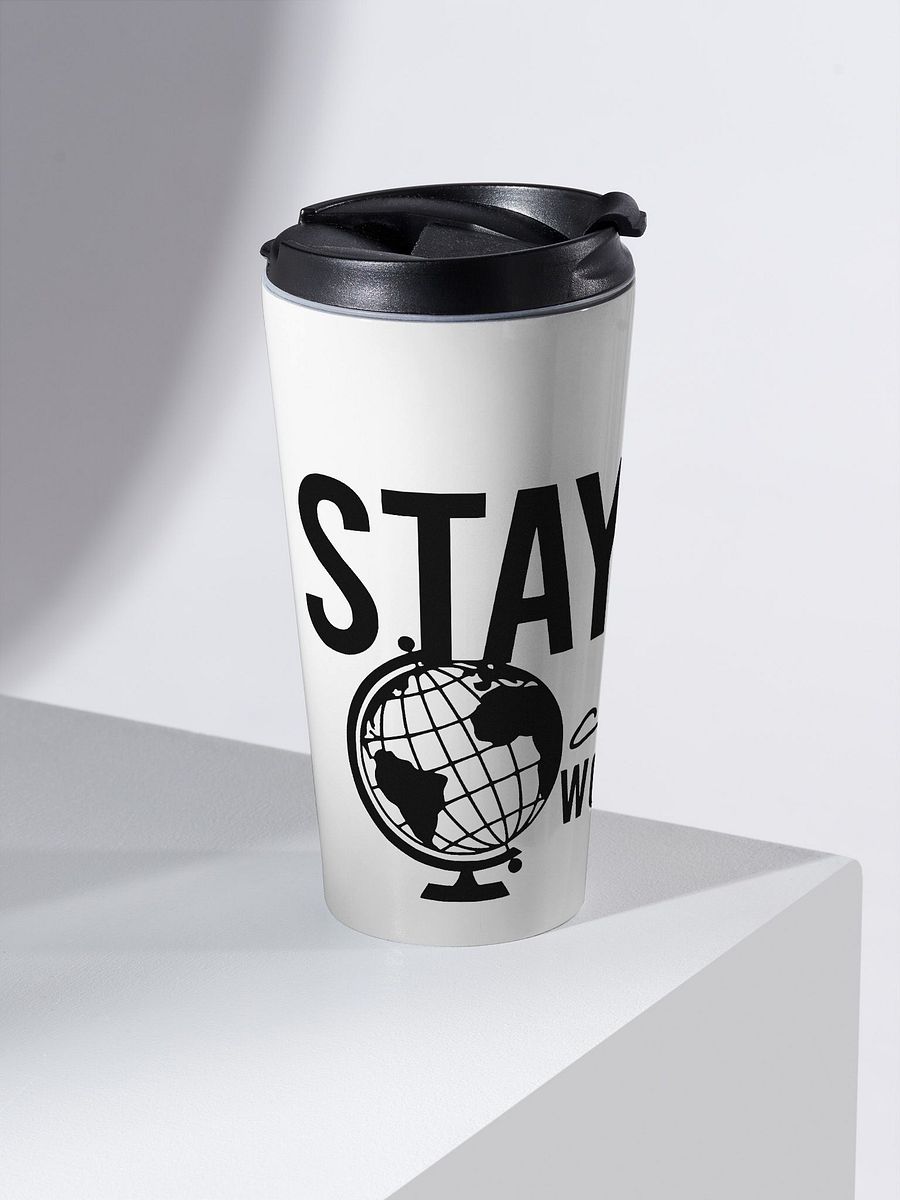 Crazy World Stainless Steel Travel Mug product image (2)