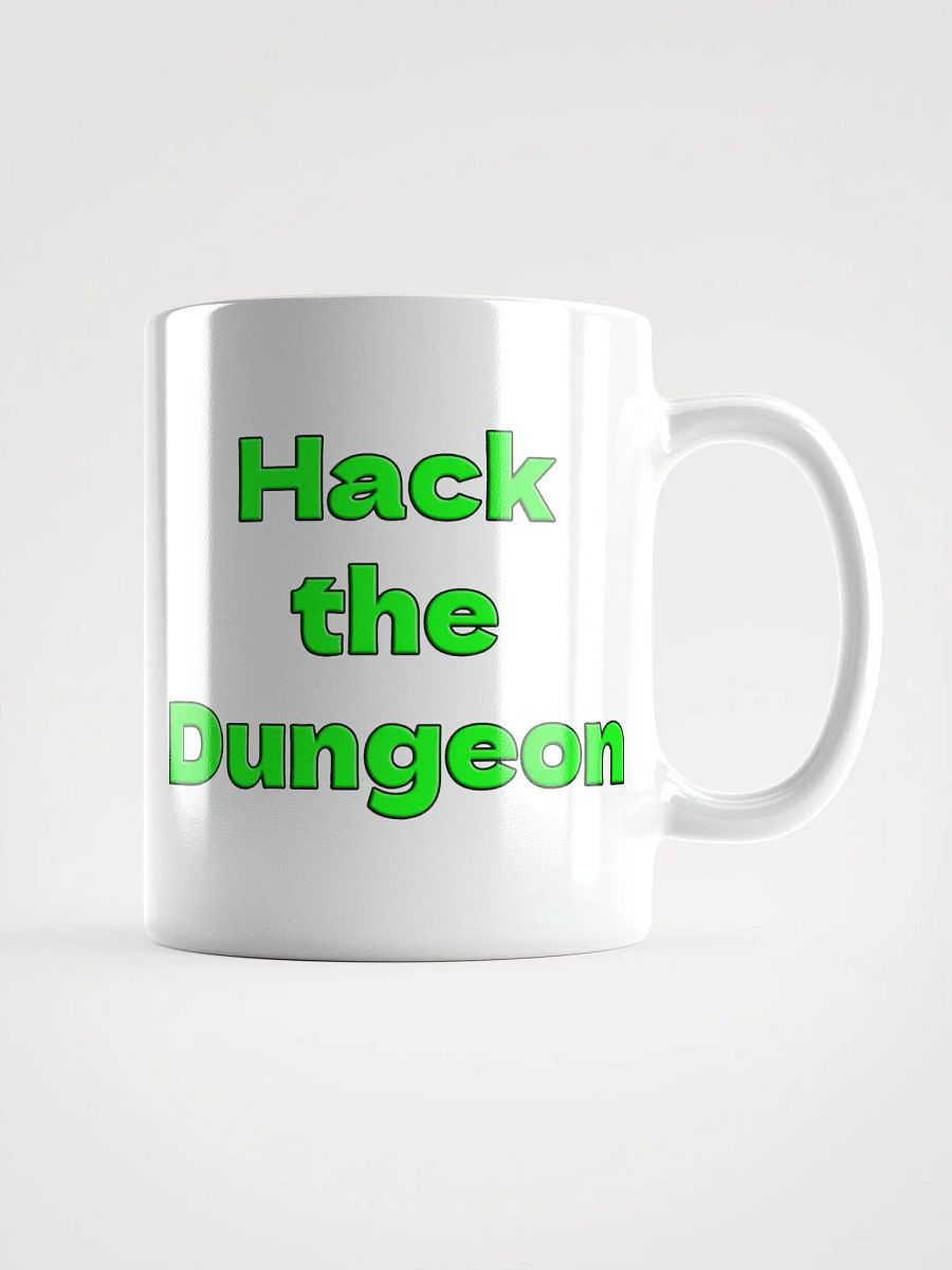 Dungeons & Dragons Ceramic Mug, Profile Design with Channel Tagline, Gamer Coffee Cup, Geeky Tea Mug, DnD Gift, Gaming product image (2)