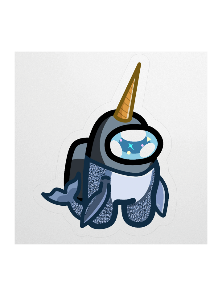 Narwhal Bean Body Sticker product image (3)