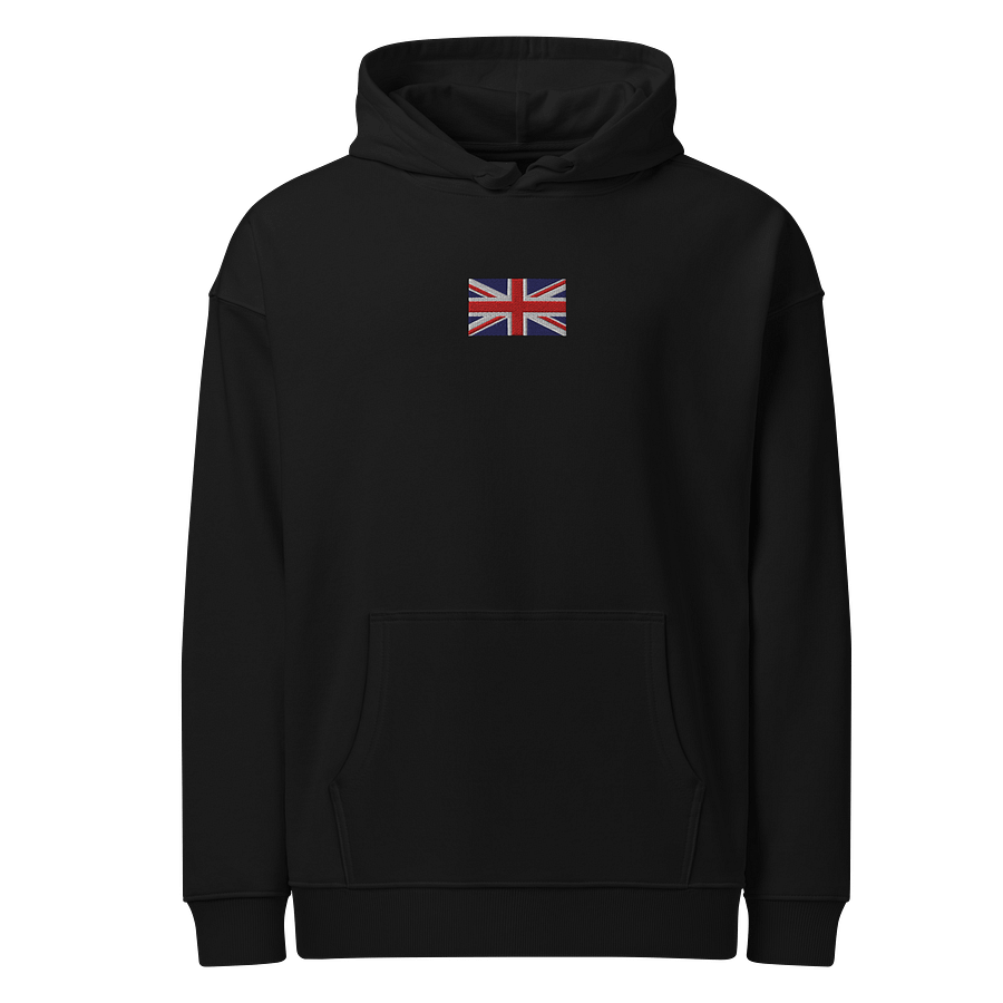 Union Jack Embroidered Organic Hoodie product image (1)
