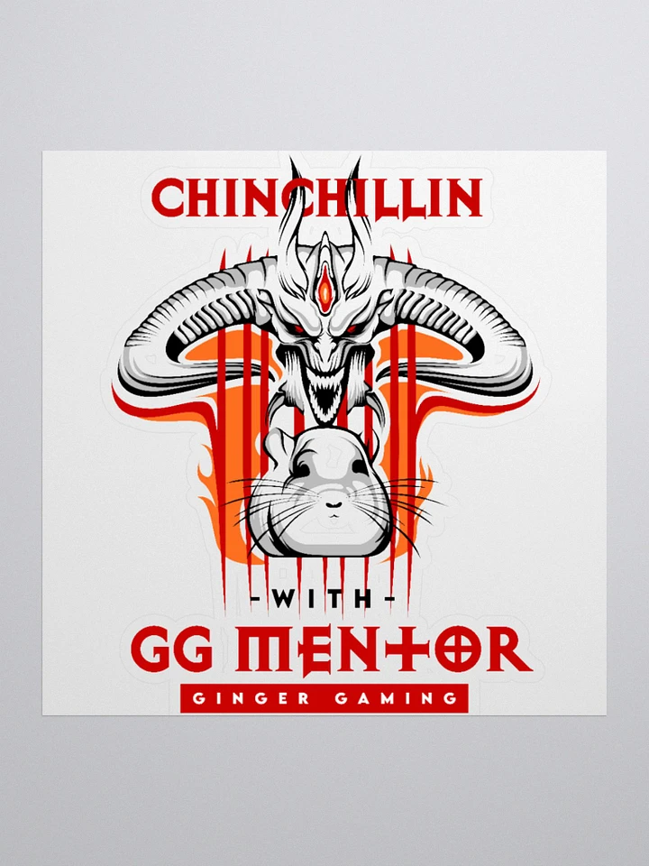 Chinchilla With GGMentor Sticker! product image (1)