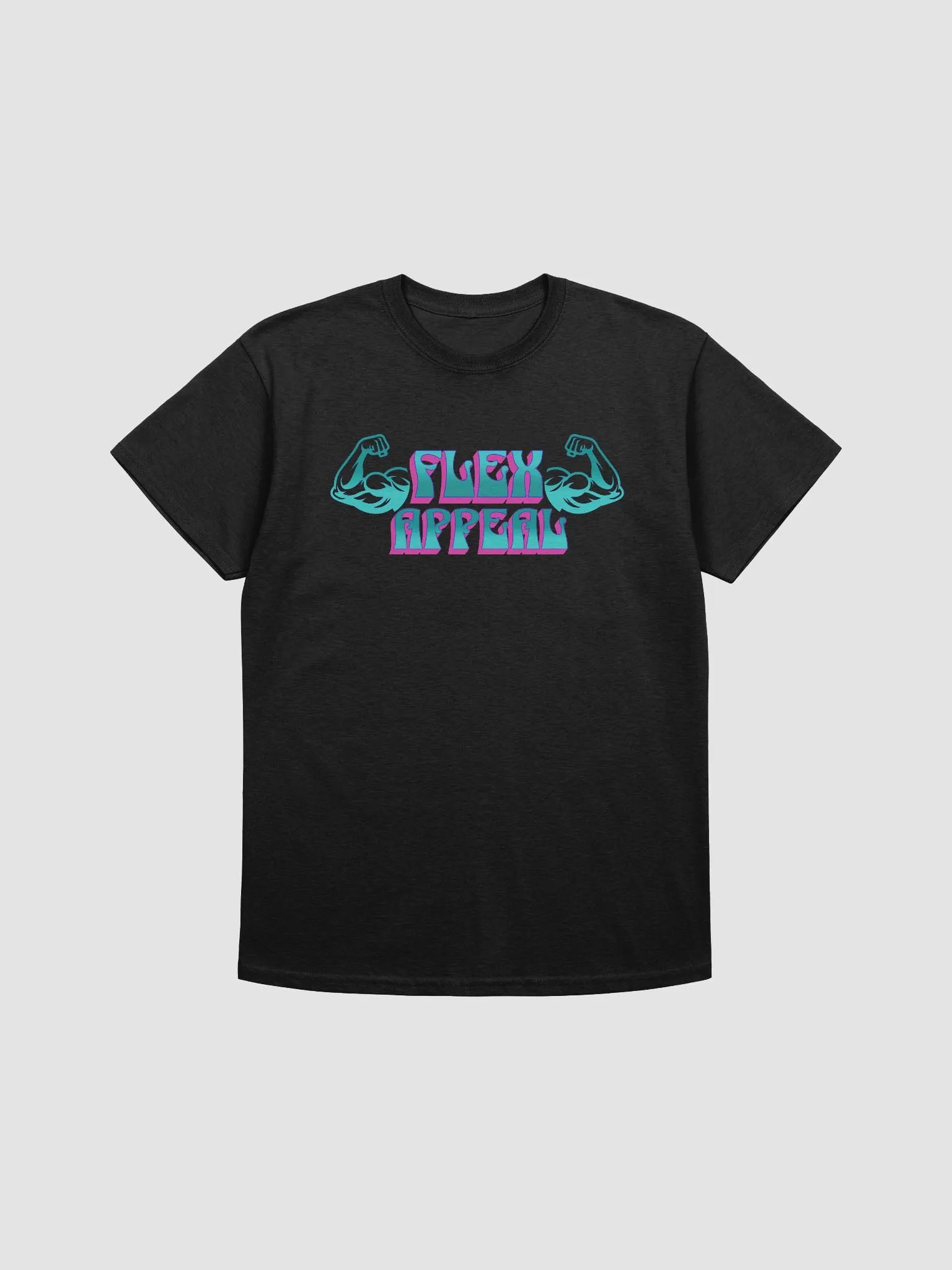 Flex Appeal Retro Tee: Show Off Your Strength in Style! product image (1)