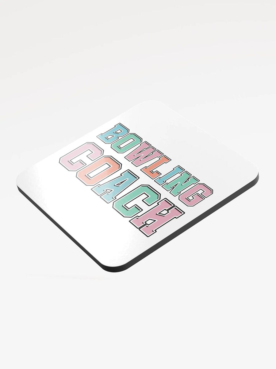 Bowling Coach Vibrant Cork Coaster product image (4)