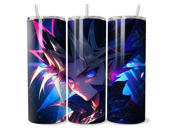 Yu-Gi-Oh! Yami Yugi Tumbler - Pharaoh's Gaze Ver. - 20oz Stainless Steel product image (1)