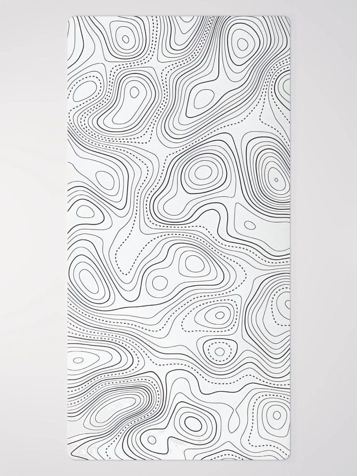 Gaming mouse pad stripes white product image (2)