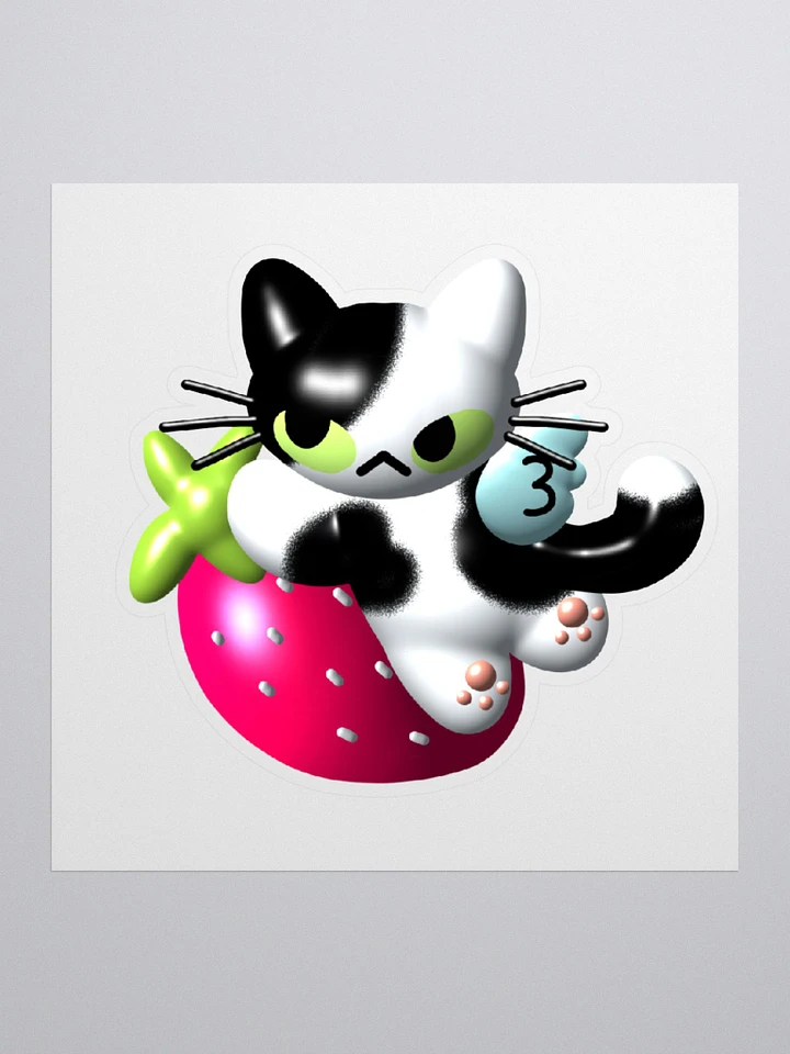 STRAWBERRY Cat - Sticker product image (1)