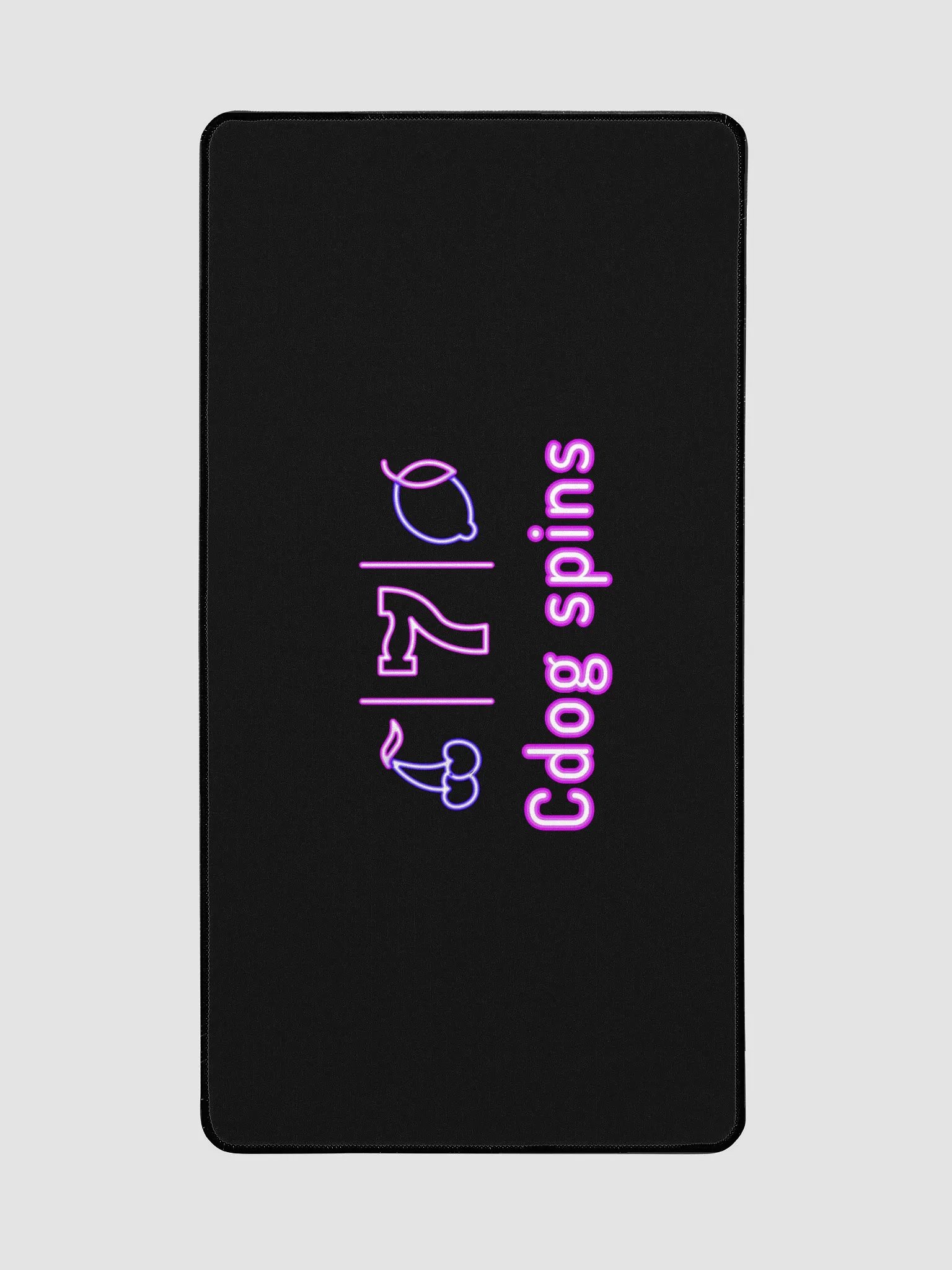 Cdog Spins Desk Mat product image (2)