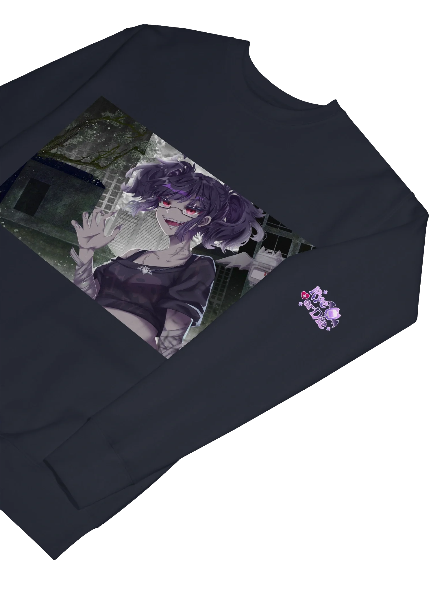 Zombie Apocalypse Rye Crew Sweatshirt (Front Design) product image (7)