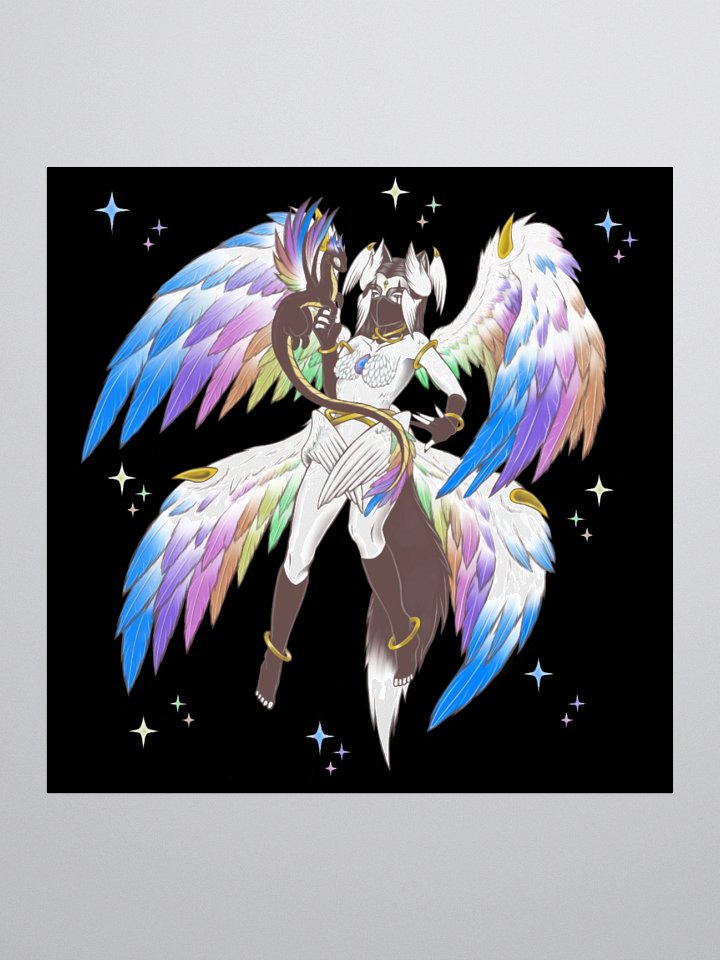 Rainbow Pride Angel Sticker product image (1)