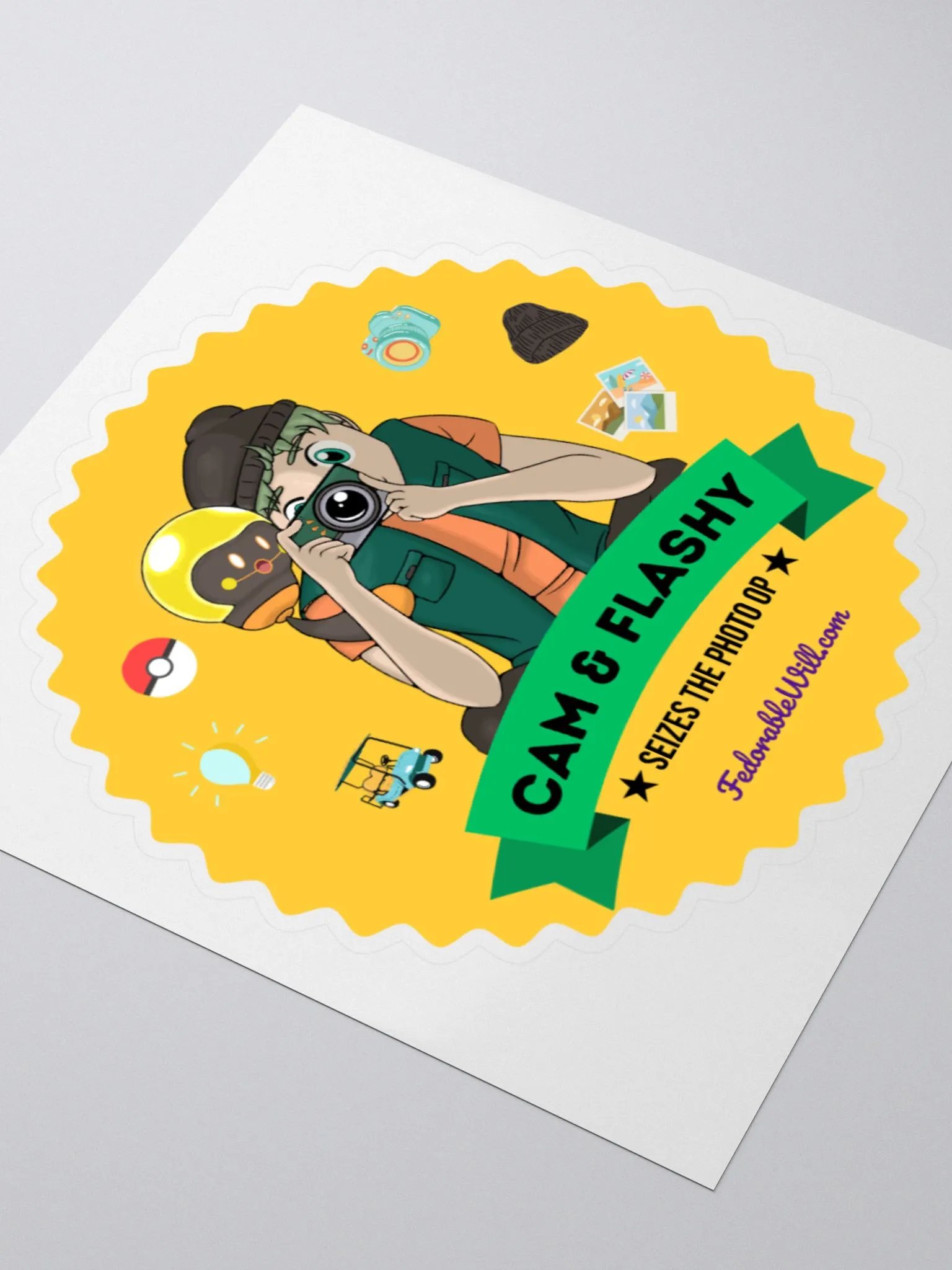 SSQ Sticker: Cam & Flashy product image (9)