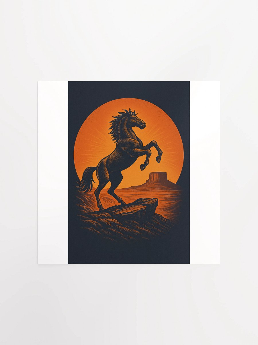WILD HORSE IN SUNSET product image (4)