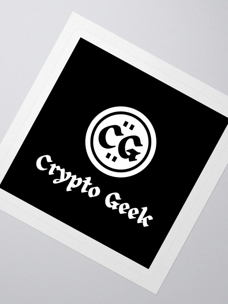 Crypto Geek Sticker product image (4)