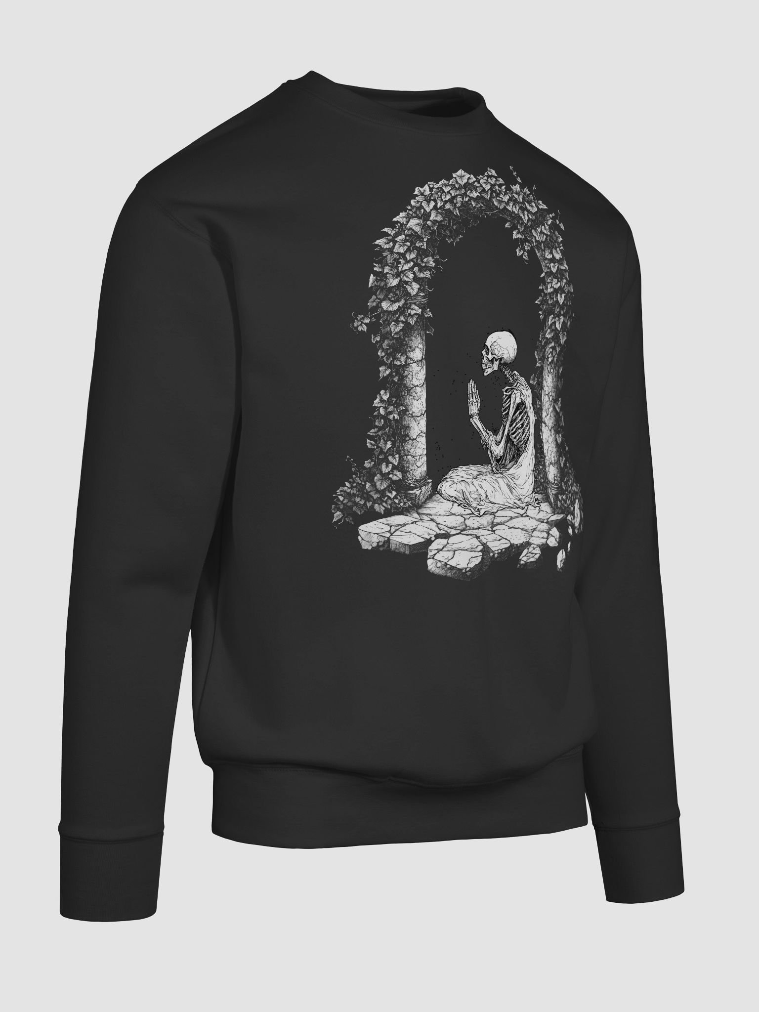 Meditation on Death Skeleton Buddhism sweatshirt product image (10)