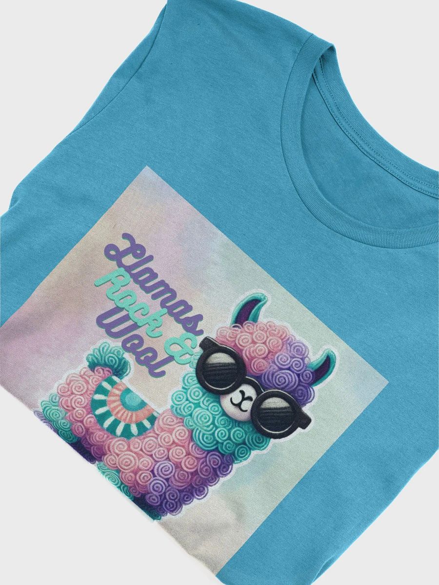 Llamas Rock & Wool (Bella+Canvas Supersoft T-Shirt) product image (2)