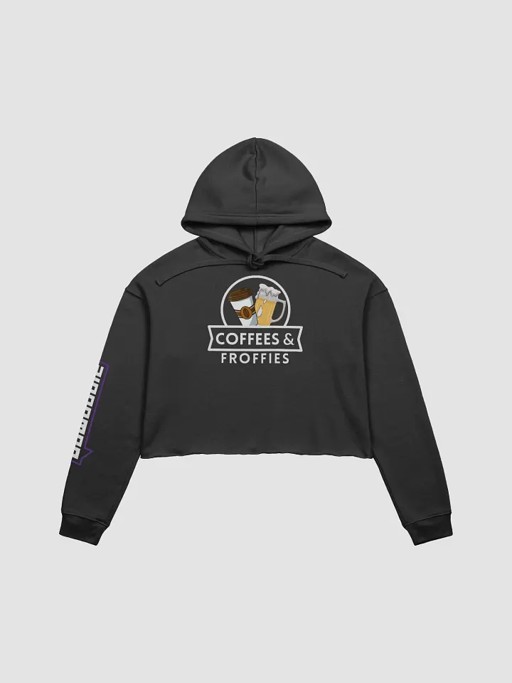 Coffees & Froffies Crop Hoodie product image (2)