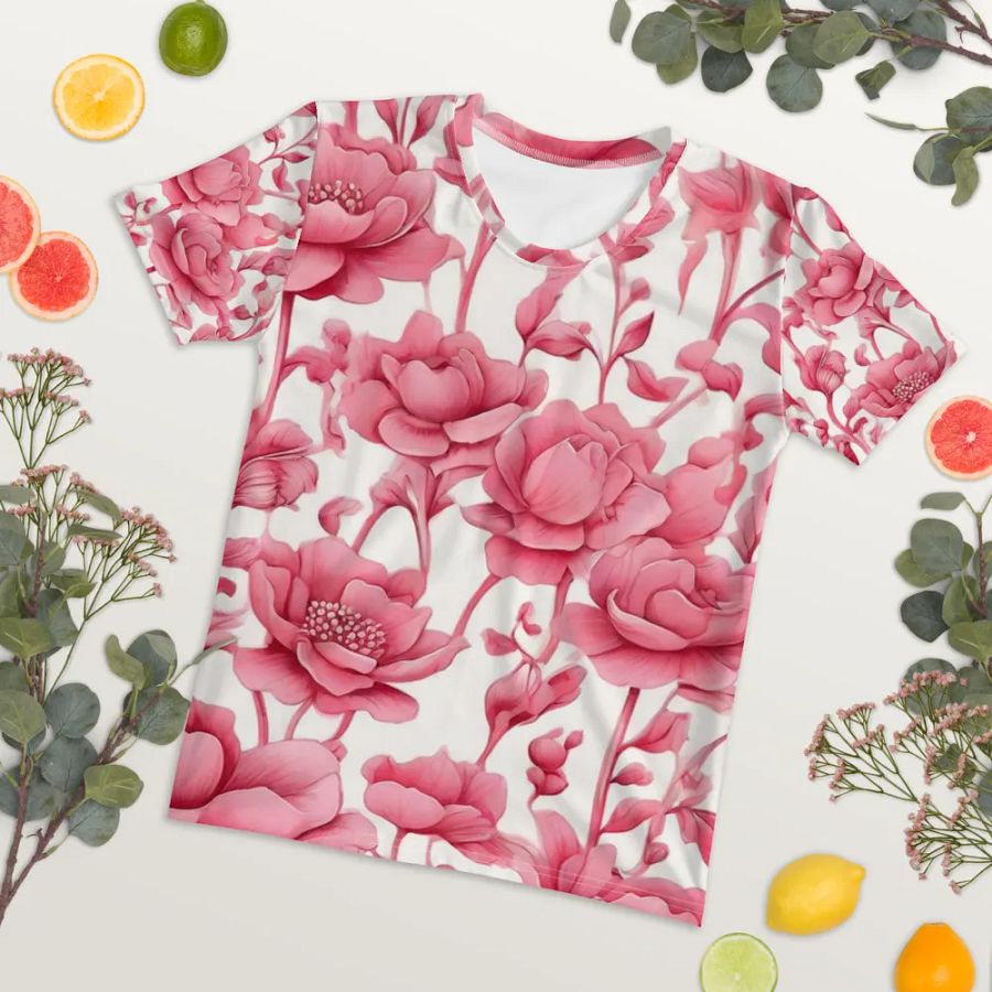 Pink rose pattern product image (4)