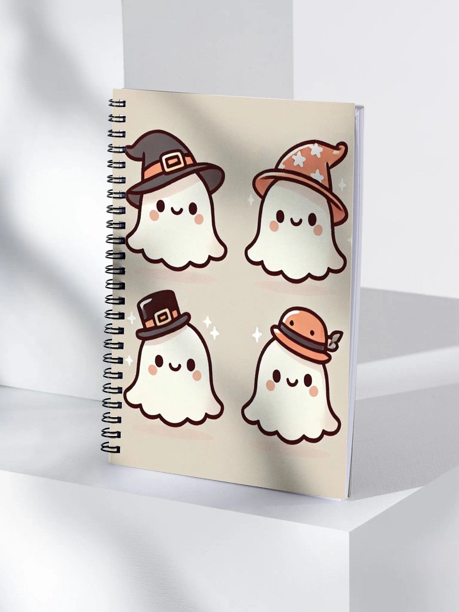 Ghostly Hat Quartet Spiral Notebook product image (4)