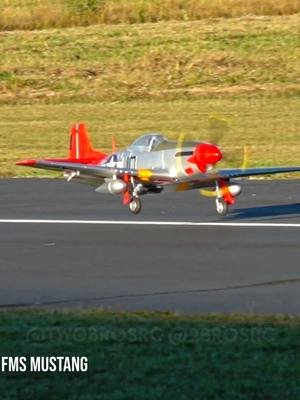 Leading up today's set of six different planes is the @fmsrcairplane P-51 1400mm. Gorgeous, but... not very powerful. Still, you can always upgrade the motor. Afterburners by @kmrcmodel - get a set today! #aviation #rc #rcplane #p51 #mustang