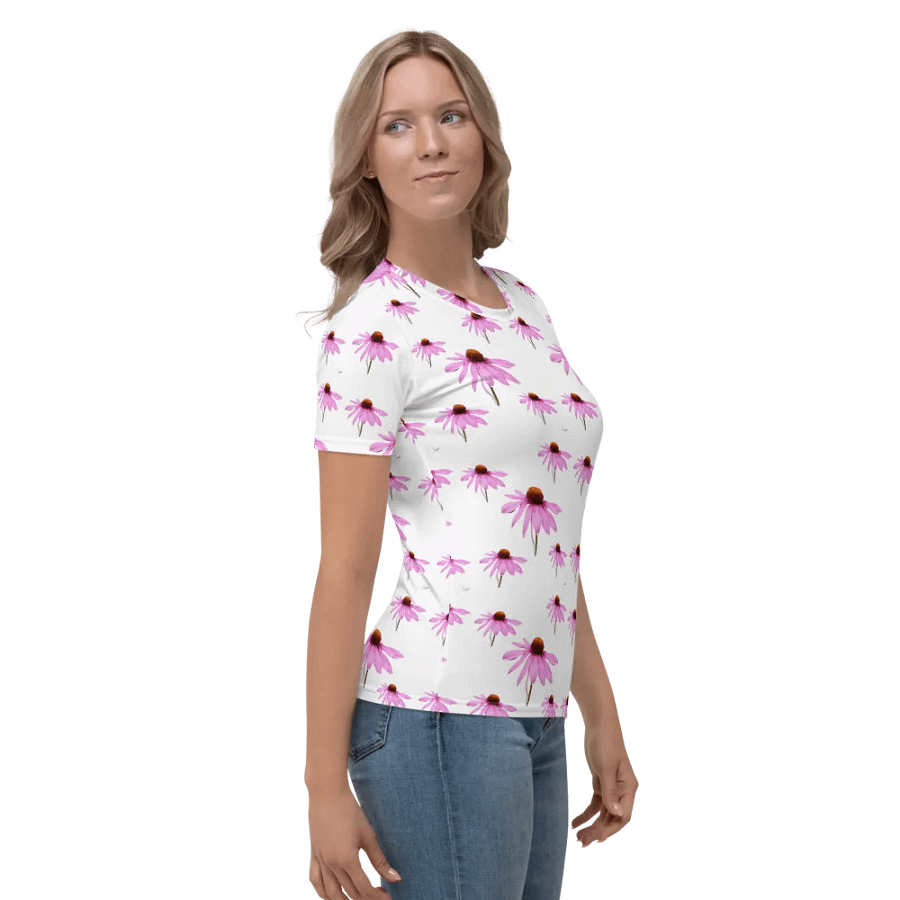 Abstract Repeating Pink Cone Flowers product image (4)
