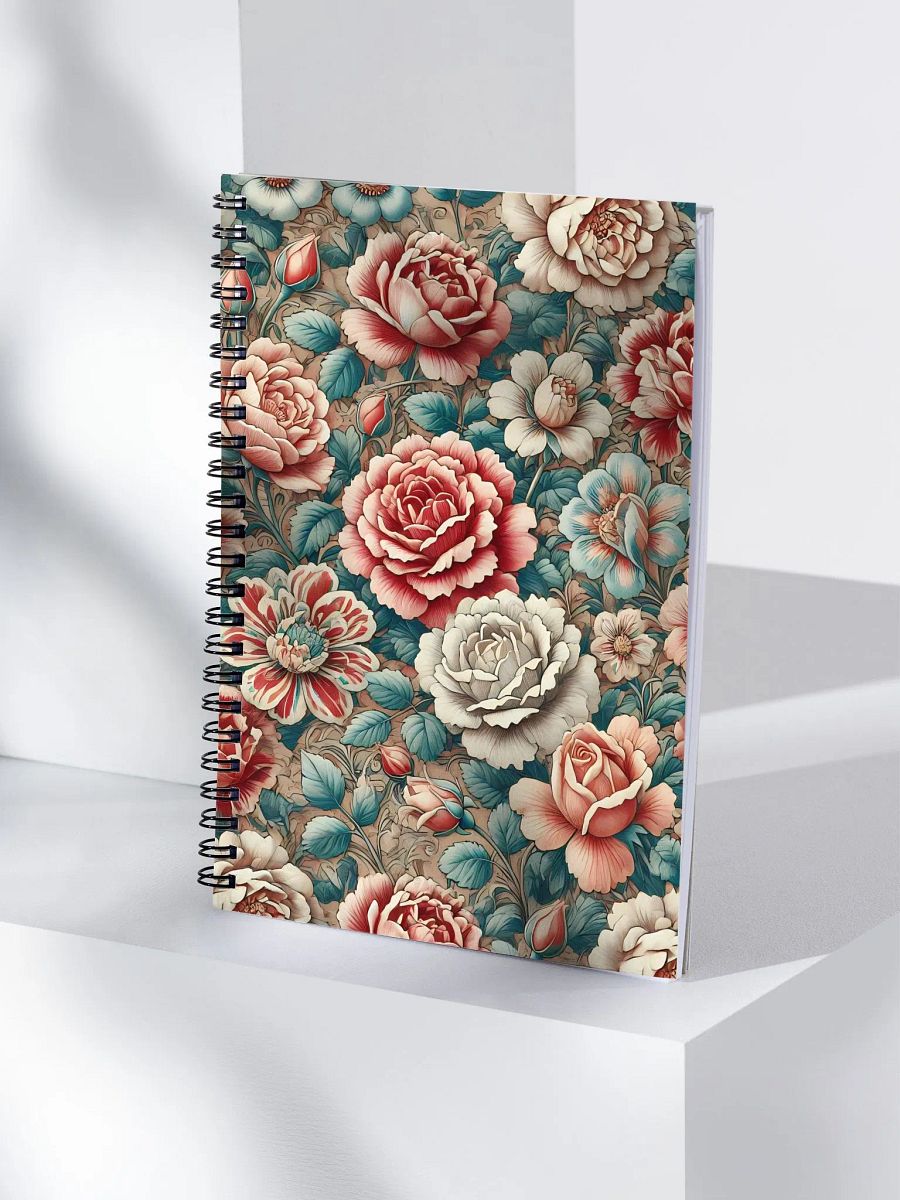 Royal Floral Spiral Notebook product image (4)