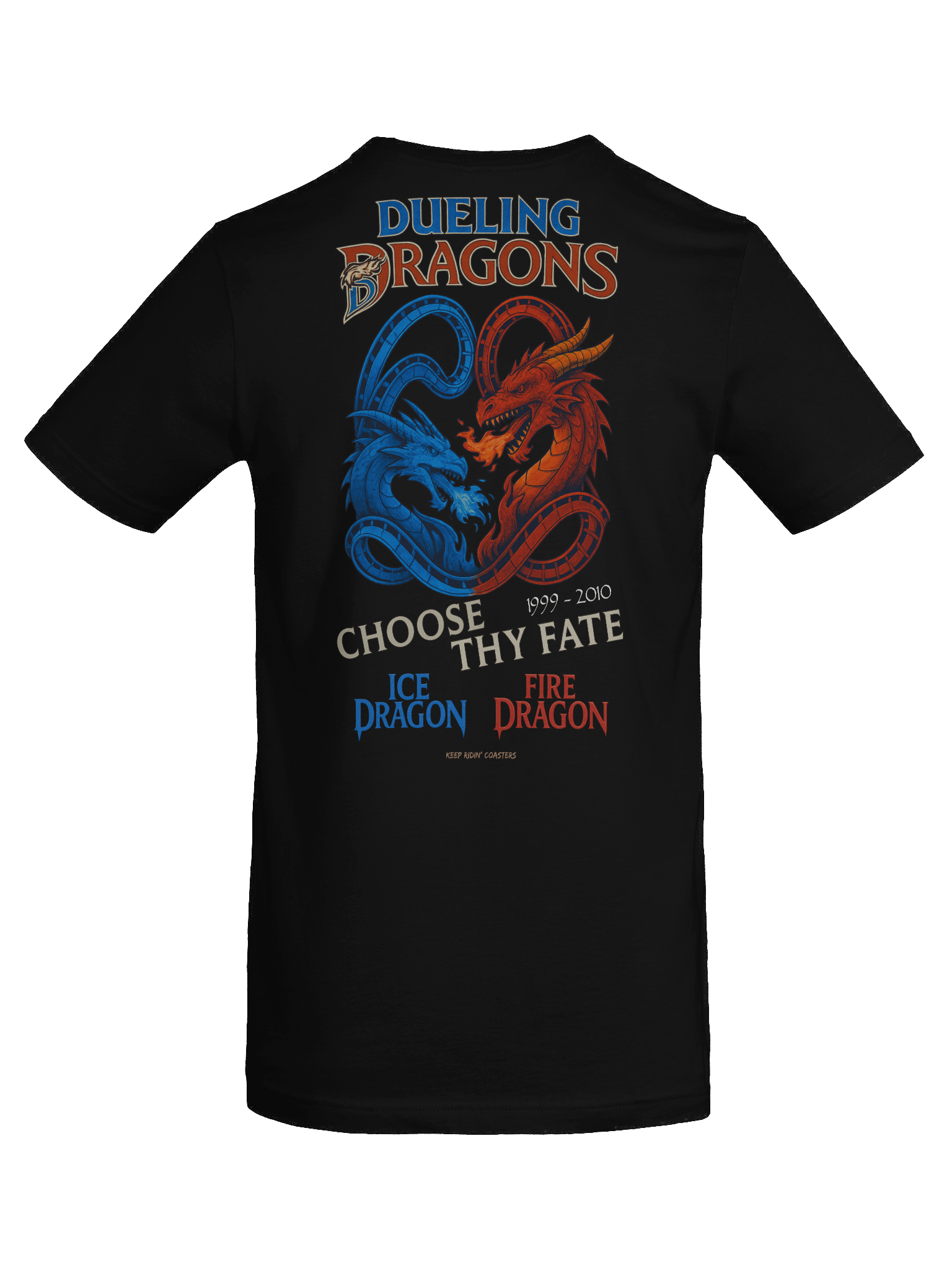 Dueling Dragons Unisex T-Shirt product image (8)