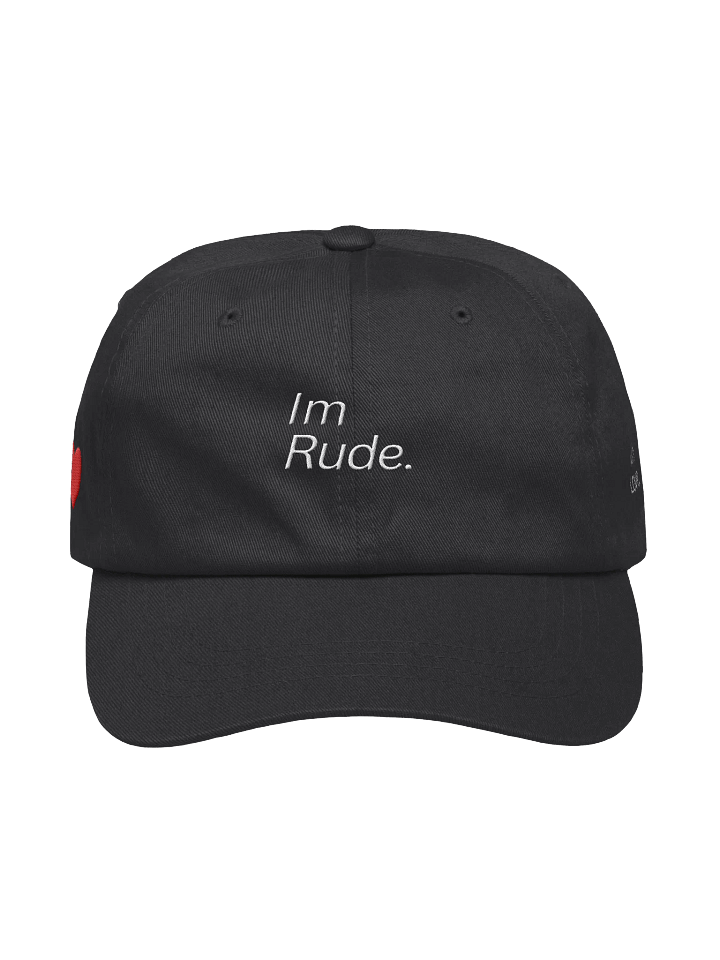 Im Rude Classic Black Dad Hat product image (1)