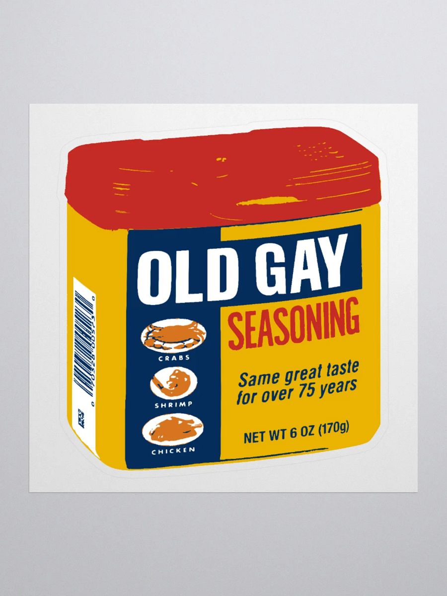 Old Gay Sticker 🦀 product image (1)