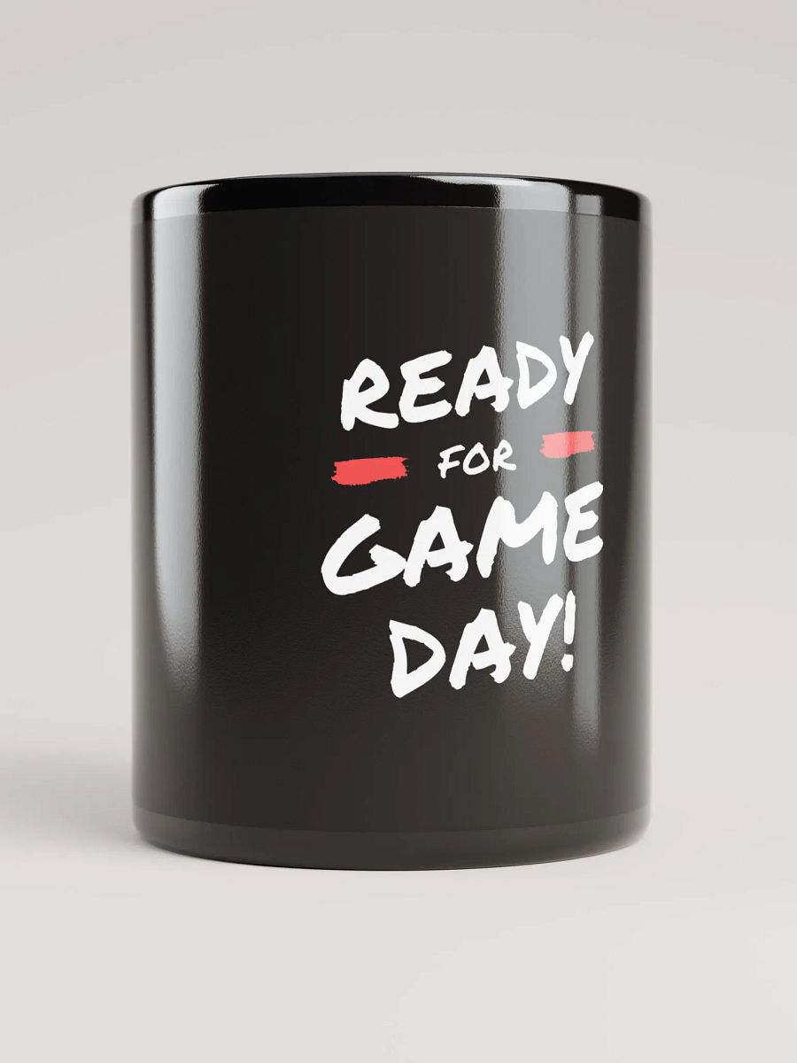 Game Day Ready Black Glossy Mug product image (1)