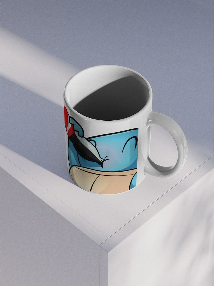 [AECORONA10] White glossy mug 2 product image (2)