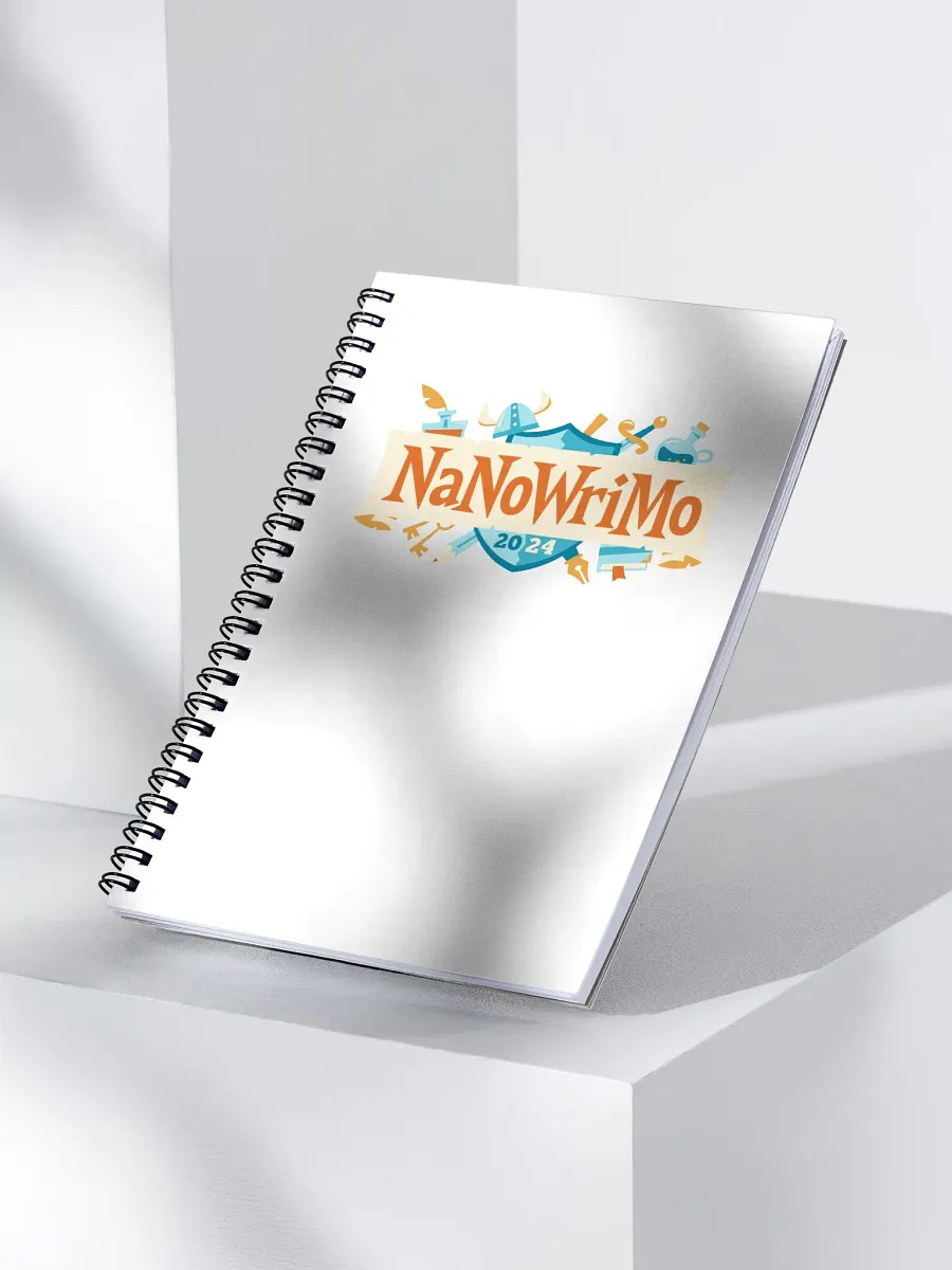 NaNoWriMo Spiral-Bound 2024 Logo Notebook product image (3)