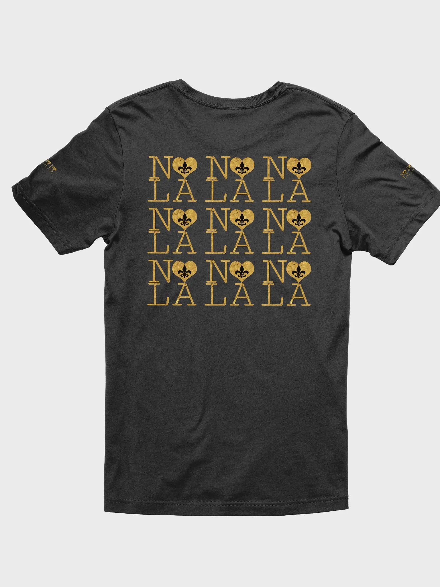 I LOVE NOLA **SUPERSOFT LEGACY TEE** (BLACK & GOLD EDITION FULL GOLD WRAP) product image (2)