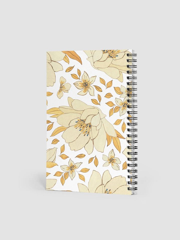 Yellow Flower Spiral Notebook product image (2)