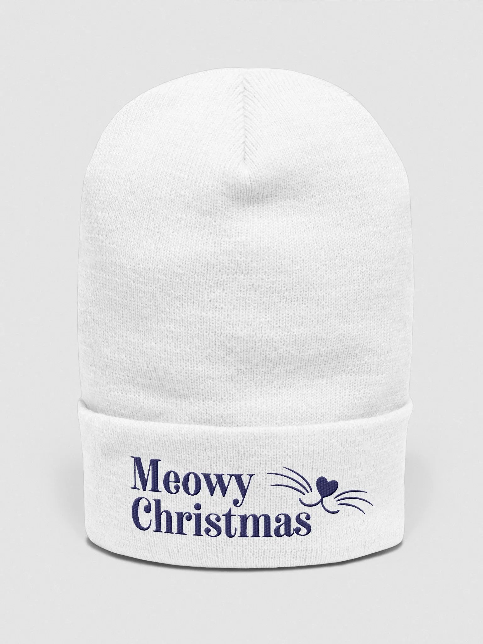 MEOWY CHRISTMAS / YUPOONG CUFFED BEANIE product image (2)