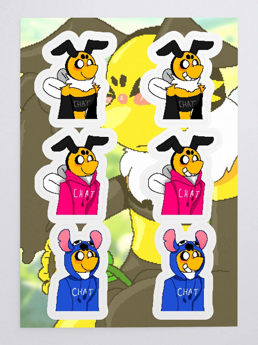 OG Chat Bee Kiss-Cut Sticker Sheet product image (3)