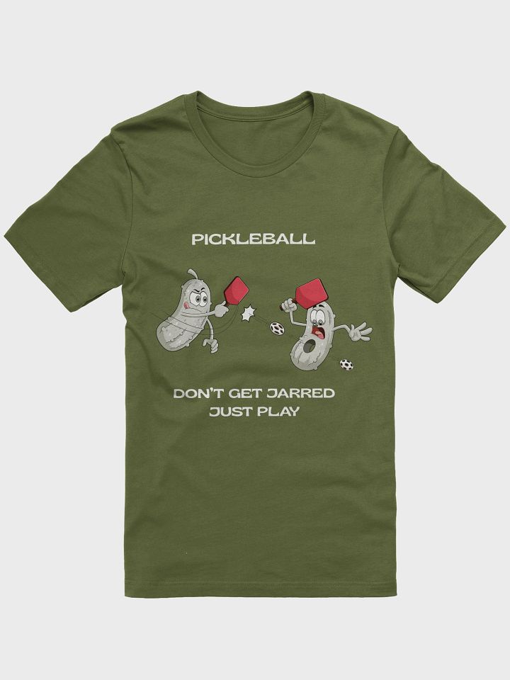 Pickleball Don't Get Jarred Just Play Supersoft T-Shirt product image (3)
