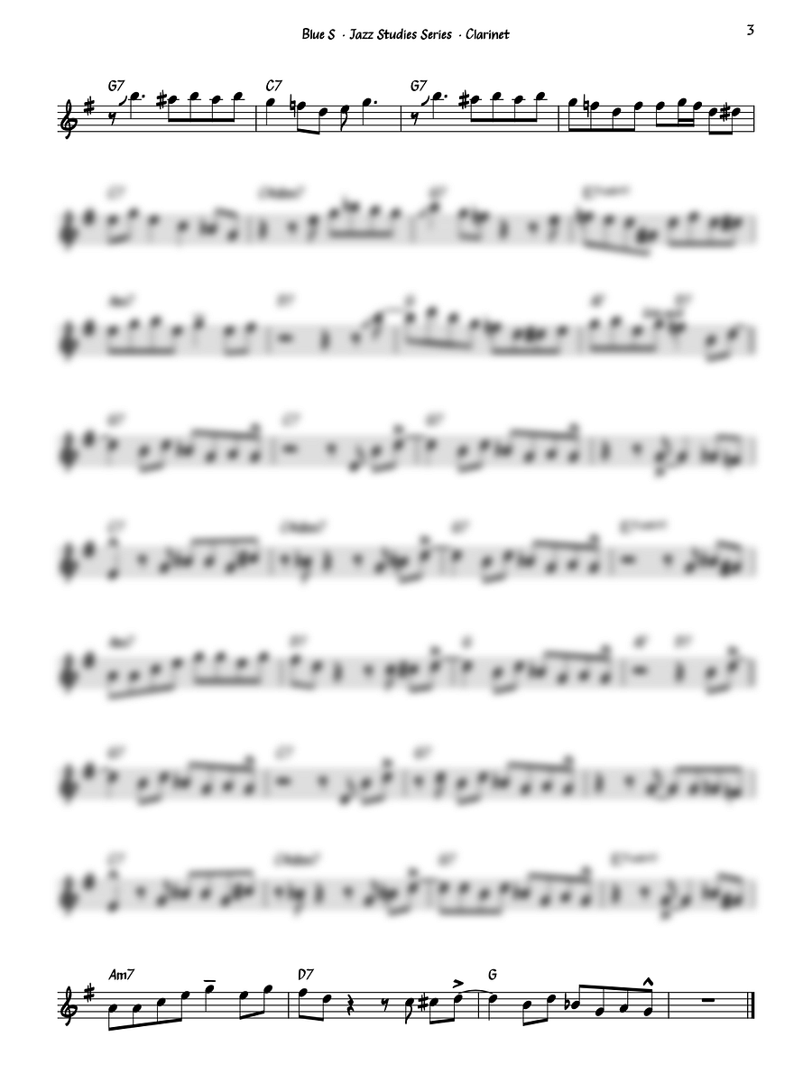 Blue S - Clarinet product image (3)