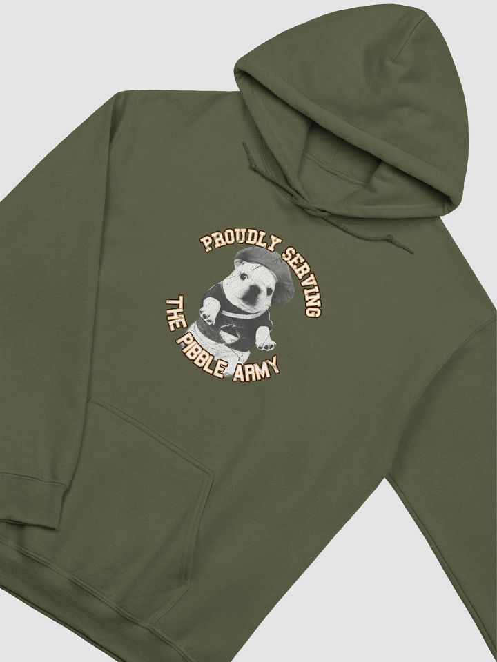 PROUDLY SERVING THE PIBBLE ARMY HOODIE product image (2)