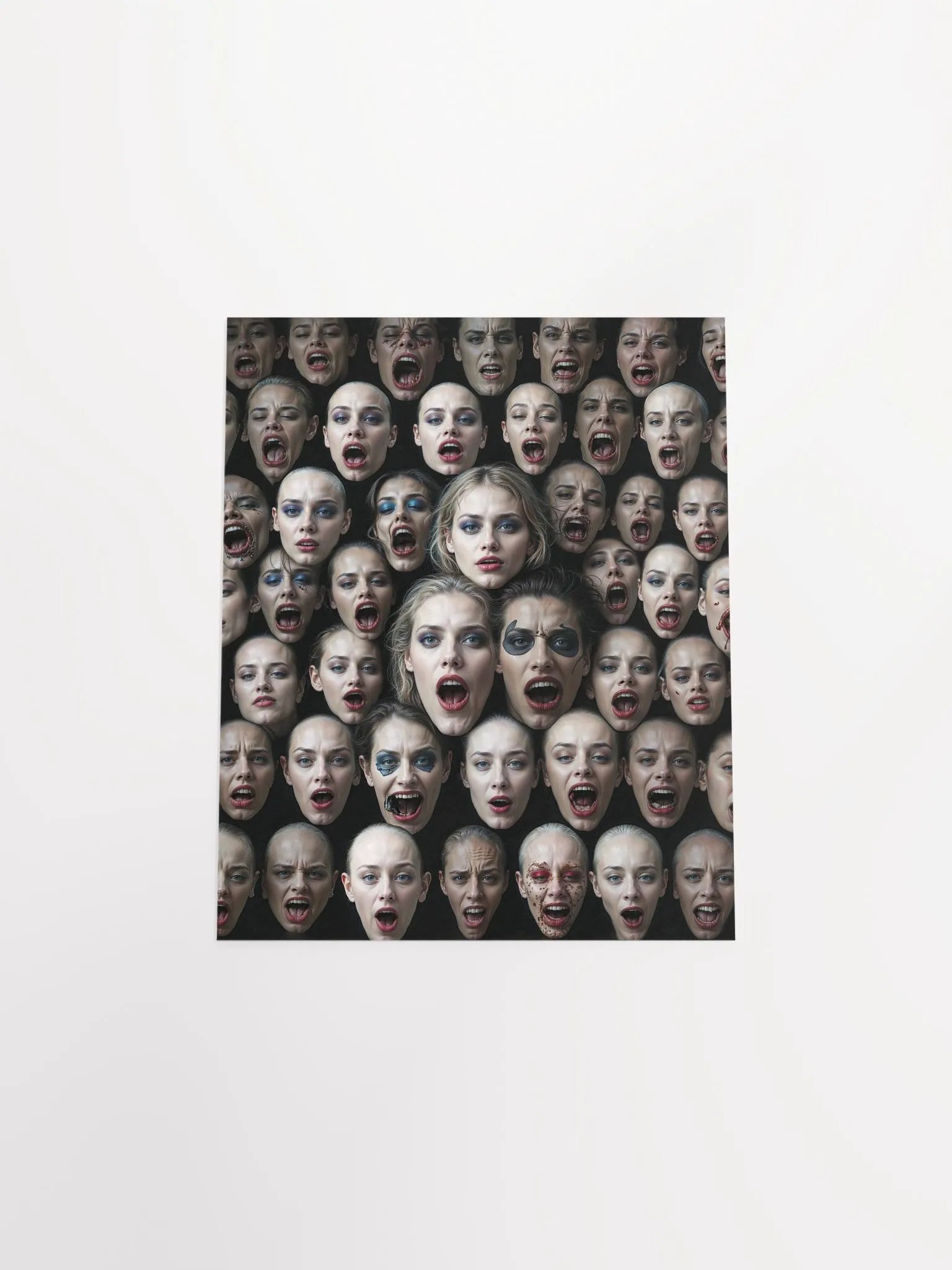 Screaming Faces Matte Poster product image (42)