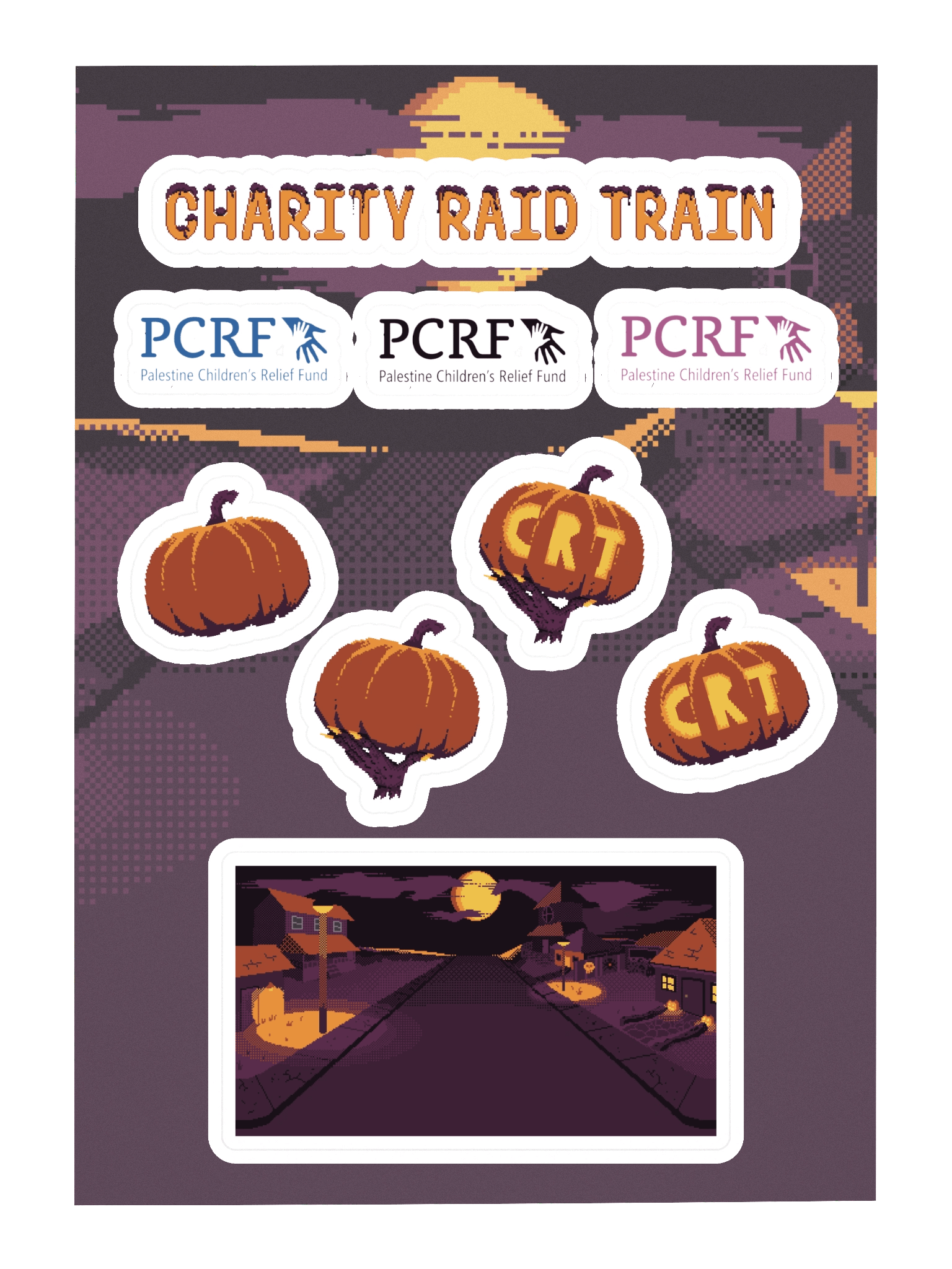 Charity Raid Train Sticker Sheet product image (3)