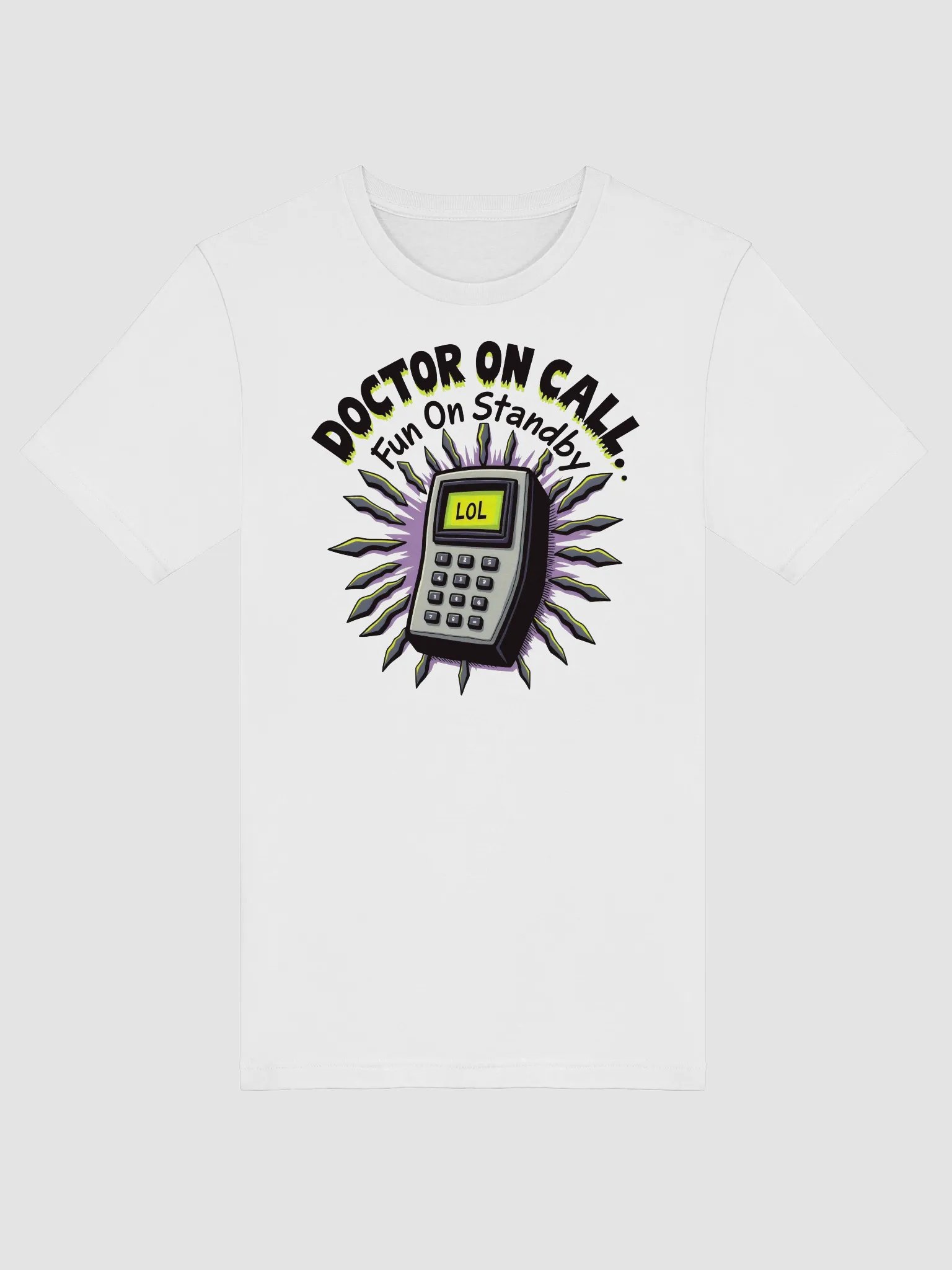 LOL Doctor On Call Pager Graphic T-Shirt product image (48)