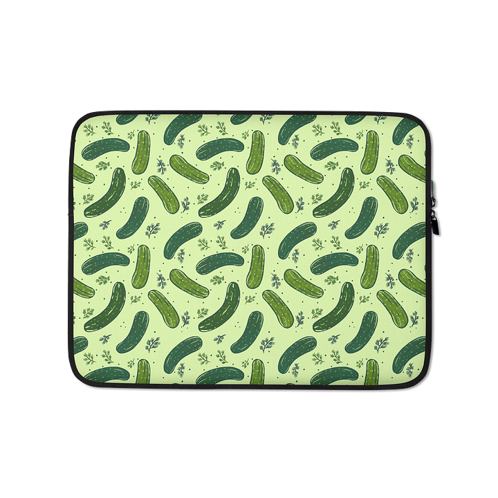 Dill Pickles Pattern Laptop Sleeve product image (1)