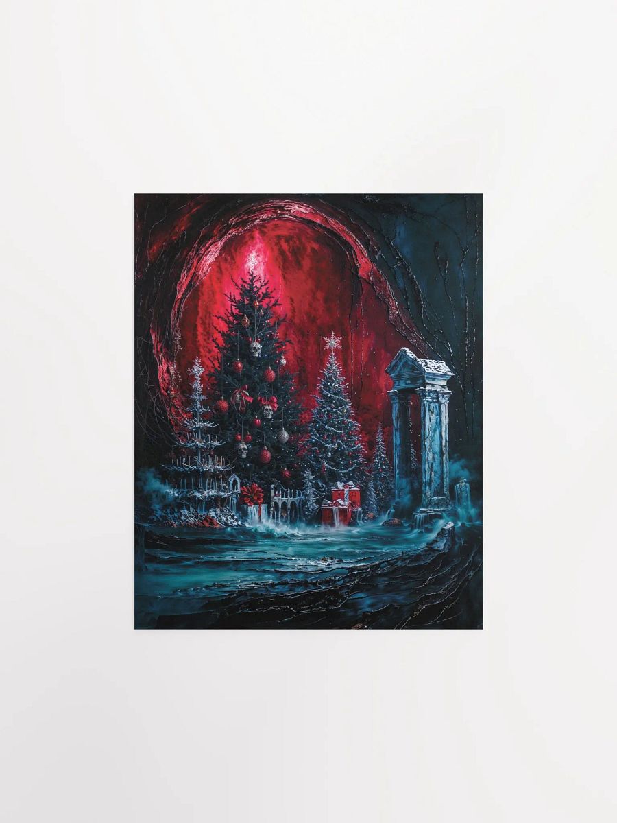 Gothic Christmas Forest Poster product image (5)