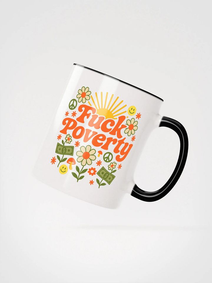 Fuck Poverty Accent Mug product image (4)