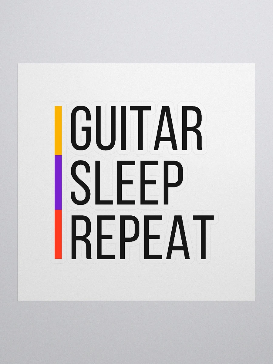 Guitar, Sleep, Repeat sticker product image (2)