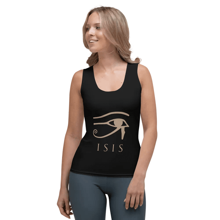 Isis Black All-Over Print Tank Top product image (1)
