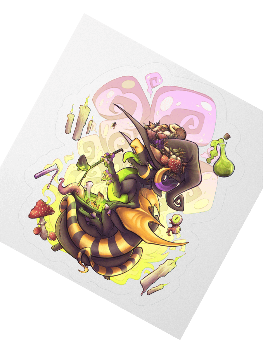 Witch Dragon - Halloween 2024 - sticker product image (2)