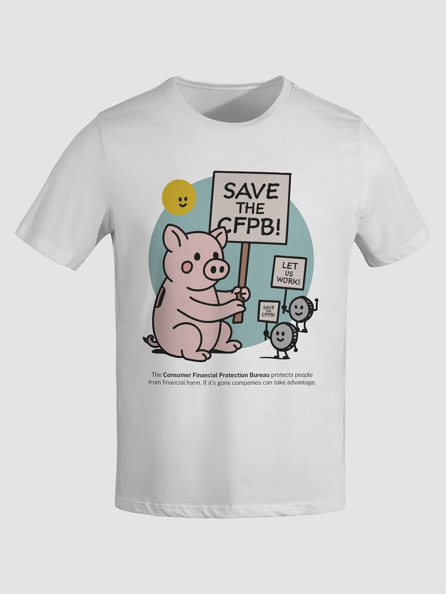CFPB Piggy Bank Picket Women's Cut T-shirt product image (16)
