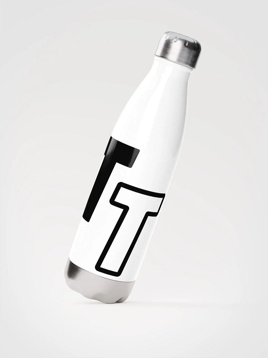 Trendy Stainless Steel Water Bottle - White product image (4)