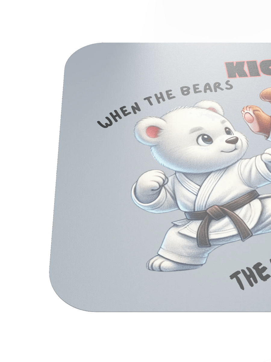 Taekwondo Bears Mouse Pad product image (3)